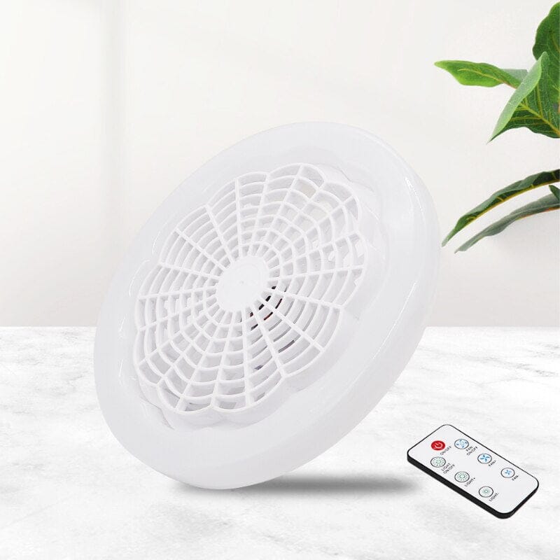 Ventilador Lâmpada Turbo Led 2 em 1 com Controle Remoto - Led Breeze